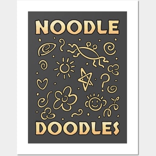 Noodle doodles Posters and Art